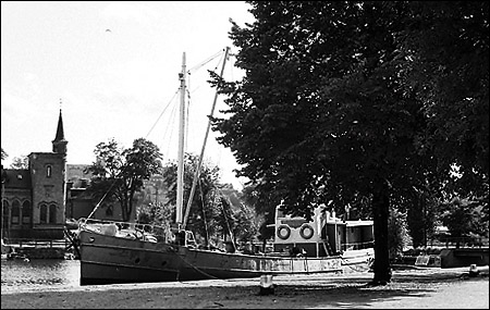 Vestanvind vid Skeppsholmen, Stockholm 1968-08-19