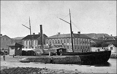 Uddevalla i Uddevalla ca. 1865