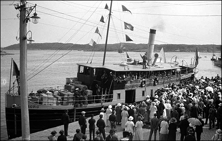 Valborg i Marstrand ca 1920