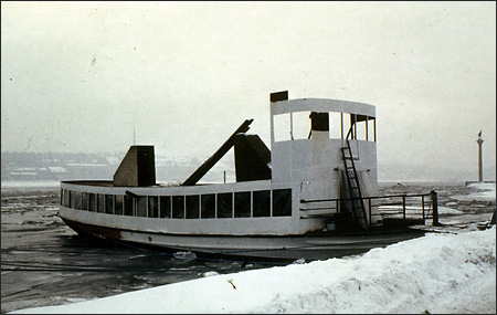 Drottningholm vid Klara M�larstrand, Stockholm 1982-01-20