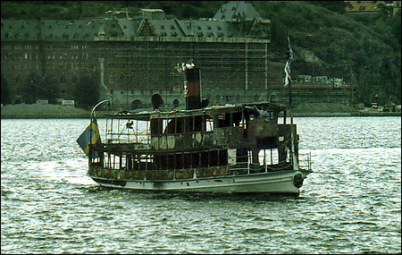 Drottningholm p� Riddarfj�rden, Stockholm 1980-09
