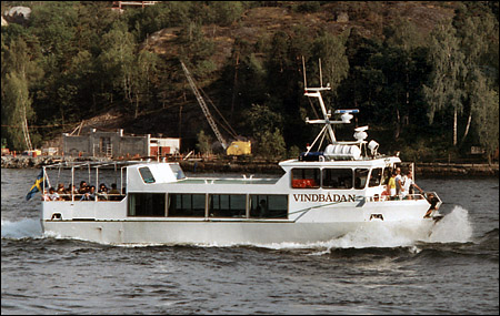 Vindbdan utanfr Blockhusudden, Stockholm 1990-08-03