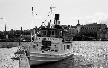 Sommarö vid Riddarholmen, Stockholm 1993-07-07